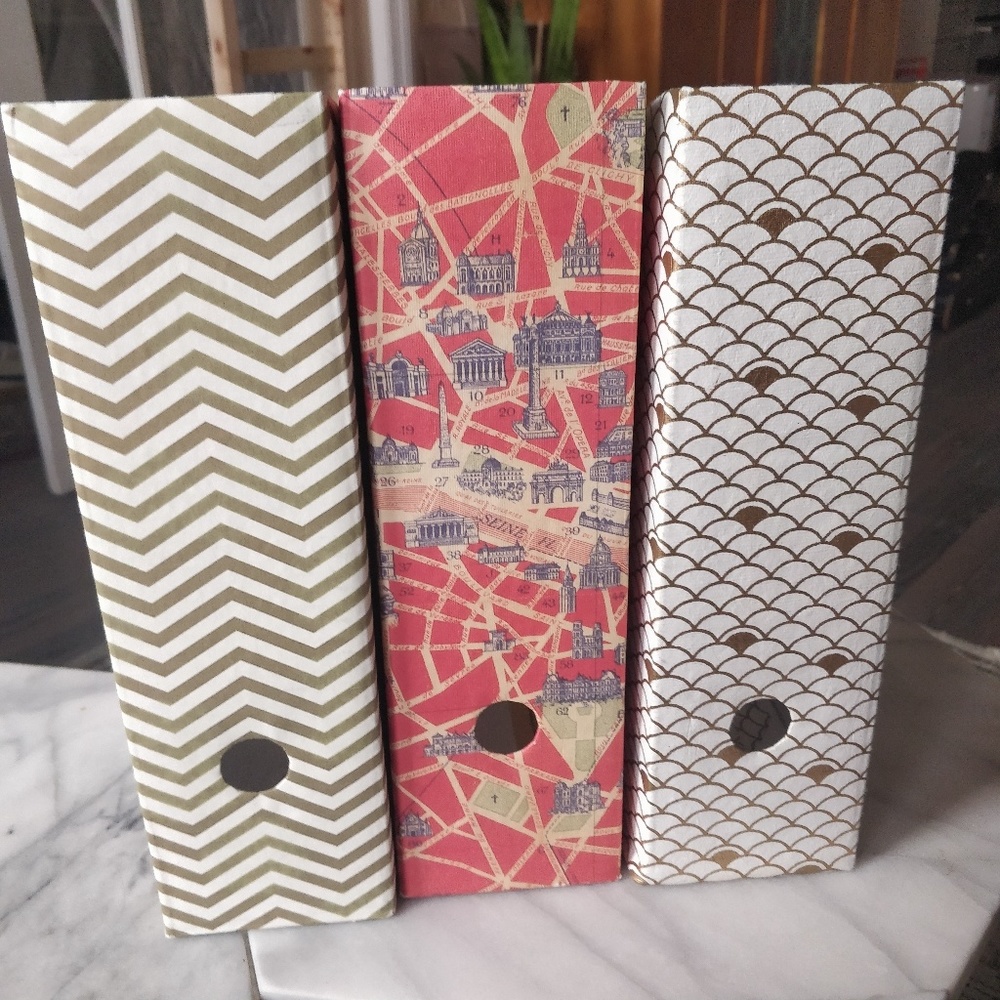 3 for $20 - Handmade File Folder Desk Storage